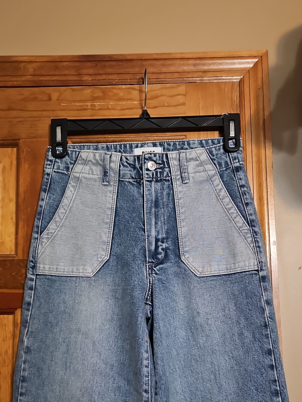 Paige Sasha Ankle High-Rise Wide-Leg Jeans-NWOT - Picture 4 of 8